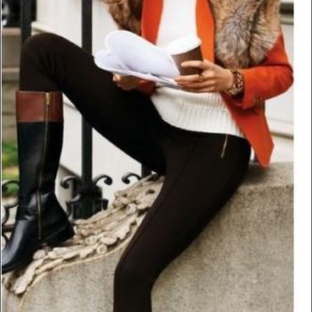 ❤️ NEW KORS FULTON LEATHER RIDING BOOTS TWO-TONED - Picture 2 of 8